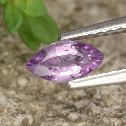 0.39ct Natural Púrpura violeta Espinela, Marquesa, VVS-VS