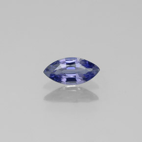 Espinela azul natural de 0,37 ct, marquesa, VVS-VS