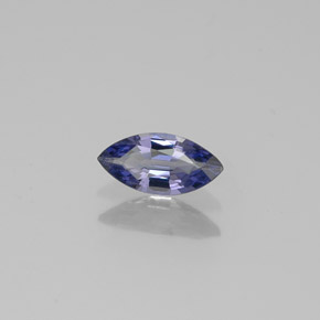 Espinela azul natural de 0,37 ct, marquesa, VVS-VS