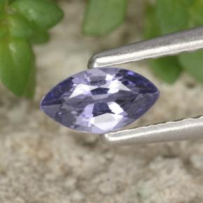 Espinela violeta natural de 0,27 ct, marquesa, VVS-VS