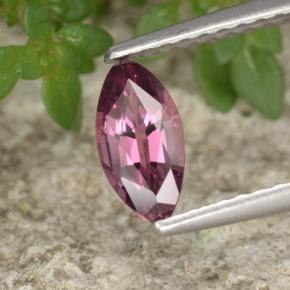 Espinela violeta natural de 0,62 ct, marquesa, VVS-VS