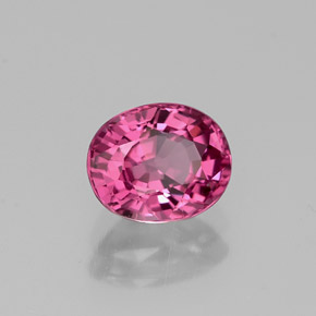 Espinela rosa natural de 1,12 ct, corte óvalo, VVS-VS