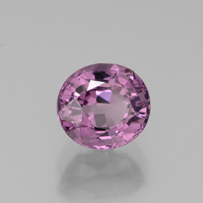Espinela rosa natural de 1,37 ct, corte óvalo, VVS-VS