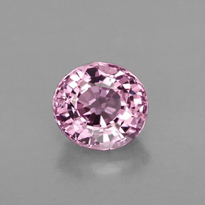 Espinela rosa natural de 0,82 ct, corte óvalo, VVS-VS