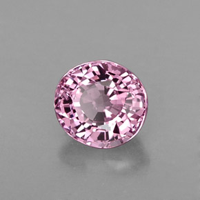 Espinela rosa natural de 0,82 ct, corte óvalo, VVS-VS
