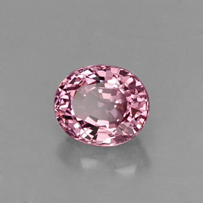 Espinela rosa natural de 0,77 ct, corte óvalo, VS