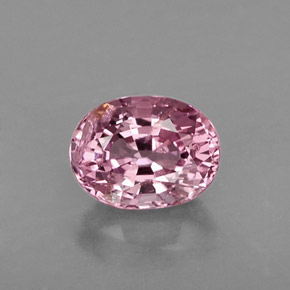 Espinela rosa natural de 0,88 ct, corte óvalo, VS-SI