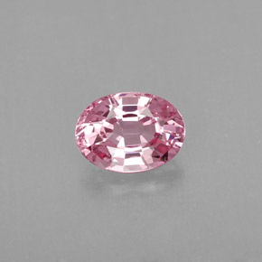 Espinela rosa natural de 0,67 ct, corte óvalo, VVS-VS