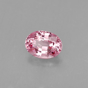 Espinela rosa natural de 0,67 ct, corte óvalo, VVS-VS