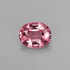Espinela rosa natural de 0,99 ct, corte óvalo, VVS-VS