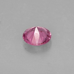 Espinela rosa natural de 0,62 ct, corte redondo, SI