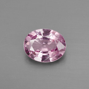 Espinela rosa natural de 1,34 ct, corte óvalo, VVS