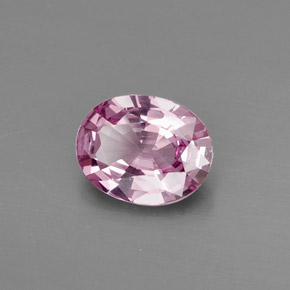 Espinela rosa natural de 1,34 ct, corte óvalo, VVS
