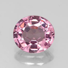 Espinela rosa natural de 1,57 ct, corte óvalo, VVS-VS