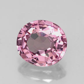 Espinela rosa natural de 1,57 ct, corte óvalo, VVS-VS