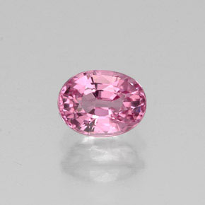 Espinela rosa natural de 0,73 ct, corte óvalo, VVS