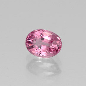 Espinela rosa natural de 0,73 ct, corte óvalo, VVS