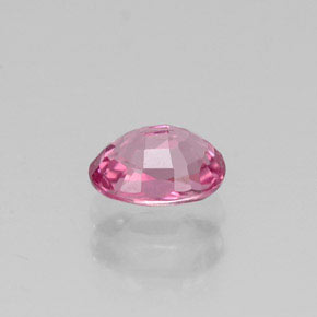 Espinela rosa natural de 0,73 ct, corte óvalo, VVS