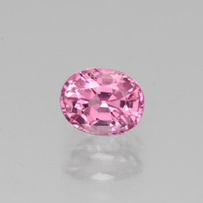 Espinela rosa natural de 0,77 ct, corte óvalo, VS