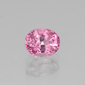 Espinela rosa natural de 0,77 ct, corte óvalo, VS