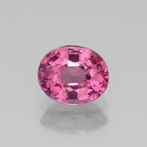 Espinela rosa natural de 0,86 ct, corte óvalo, VS