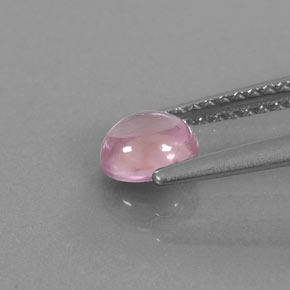 Espinela rosa natural de 0,64 ct, corte óvalo, transparente