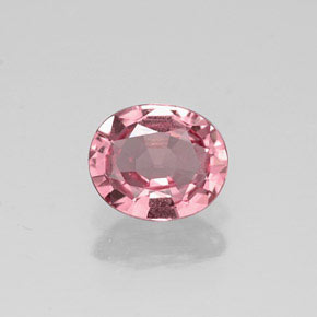 Espinela rosa natural de 0,69 ct, corte óvalo, VVS