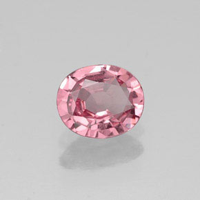 Espinela rosa natural de 0,69 ct, corte óvalo, VVS