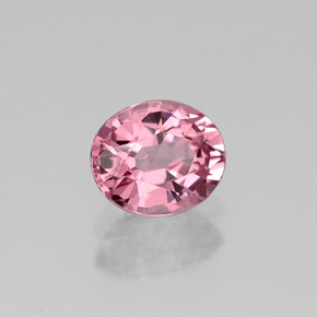Espinela rosa natural de 0,91 ct, corte óvalo, VVS