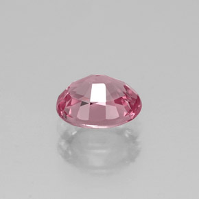 Espinela rosa natural de 0,91 ct, corte óvalo, VVS