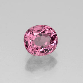 Espinela rosa natural de 0,98 ct, corte óvalo, VVS