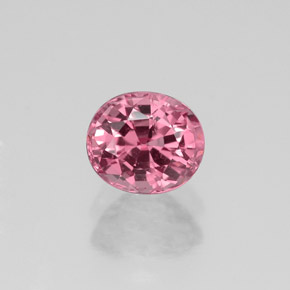 Espinela rosa natural de 0,89 ct, corte óvalo, VS