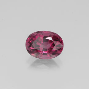 Espinela rosa natural de 0,87 ct, corte óvalo, VVS