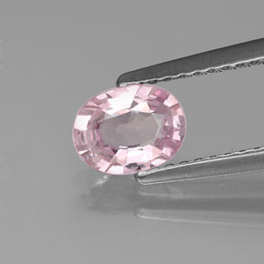 Espinela rosa natural de 0,73 ct, corte óvalo, VVS-VS