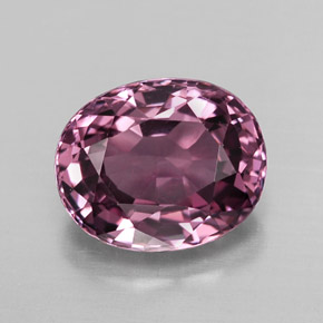 Espinela violeta natural de 1,94 ct, corte óvalo, VS