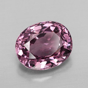 Espinela violeta natural de 1,94 ct, corte óvalo, VS