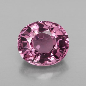 Espinela violeta natural de 1,73 ct, corte óvalo, VS