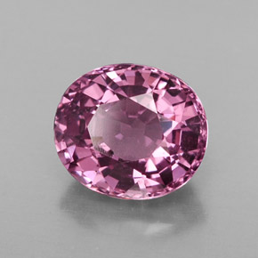 Espinela violeta natural de 1,73 ct, corte óvalo, VS