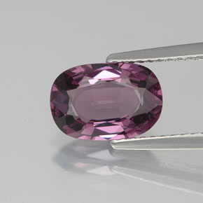 Espinela violeta natural de 2,01 ct, corte cojín, VVS-VS