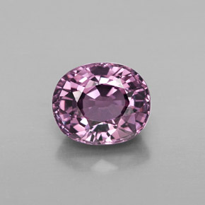 Espinela violeta natural de 1,97 ct, corte óvalo, VS