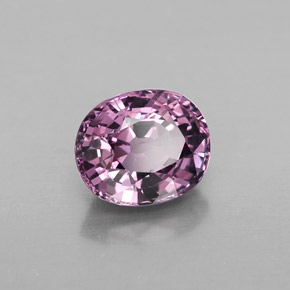 Espinela violeta natural de 1,97 ct, corte óvalo, VS