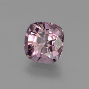 Espinela púrpura natural de 1,67 ct, corte cojín, VS