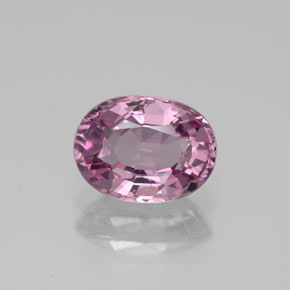 Espinela rosa natural de 1,61 ct, corte óvalo, VS