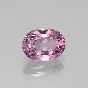 Espinela rosa natural de 1,61 ct, corte óvalo, VS