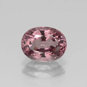 Espinela rosa natural de 1,77 ct, corte óvalo, VVS