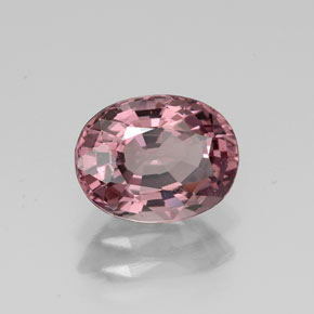Espinela rosa natural de 1,77 ct, corte óvalo, VVS