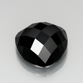 Espinela negro natural de 11,46 ct, trillón, opaco