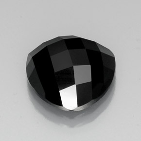 Espinela negro natural de 10,85 ct, trillón, opaco