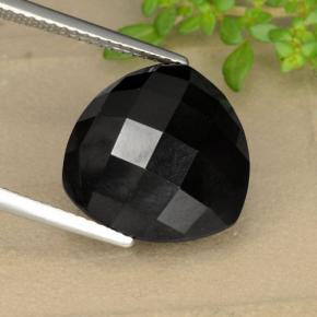 Espinela Negro natural de 11.04 ct, Trillón, Opaco