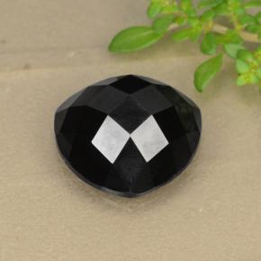 Espinela negro natural de 11,03 ct, trillón, opaco